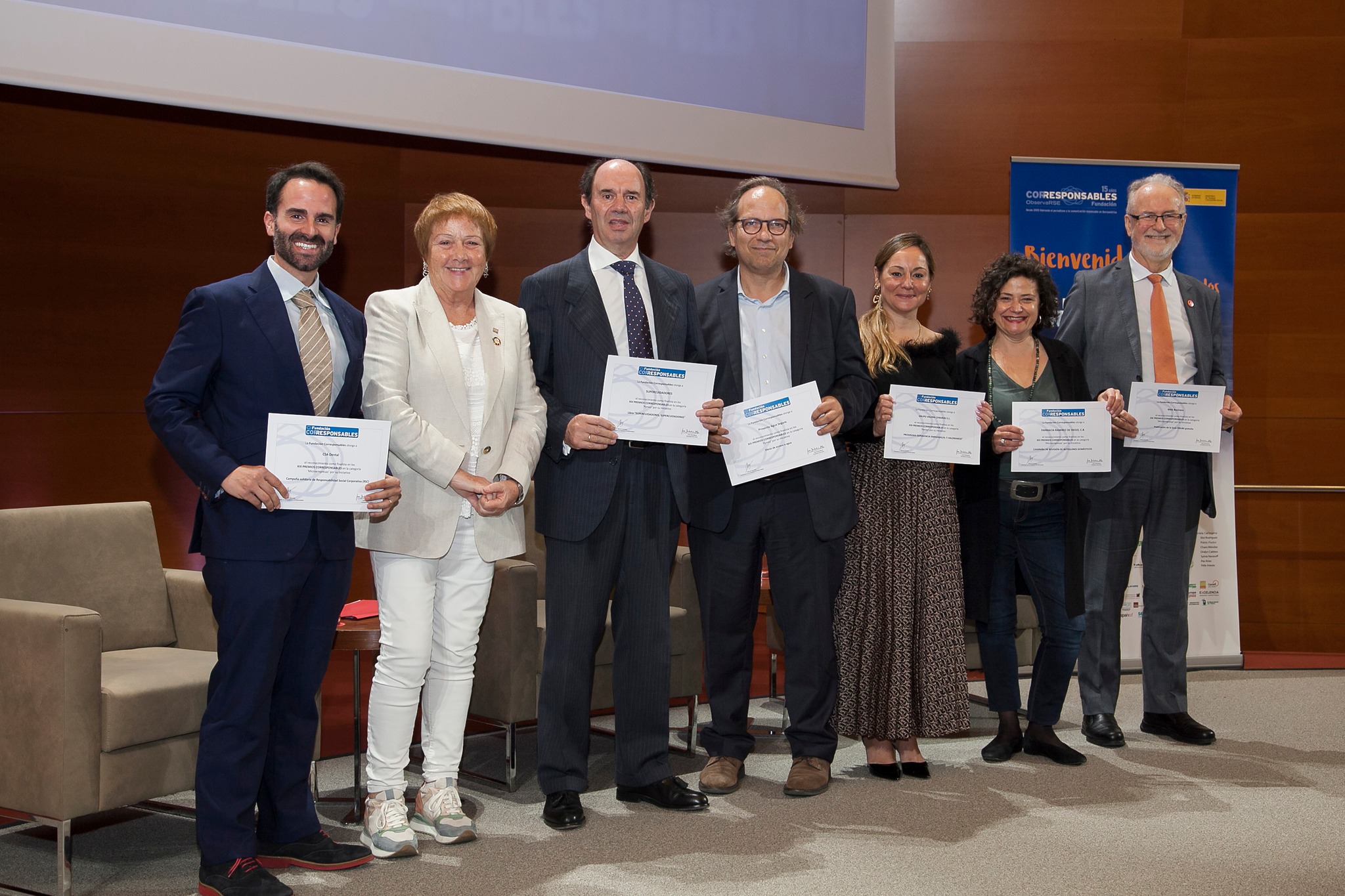 Foto grupal Premios Corresponsables