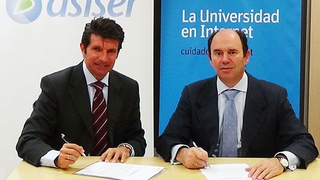 Convenio de colaboración entre ASISER y UNIR Cuidadores